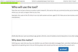 Tool Selection Assistant screenshot