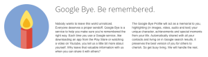 Google Bye