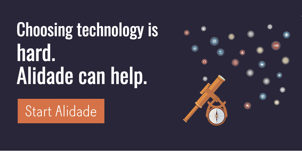 Alidade: an interactive tool to help you bring technology strategically into your project