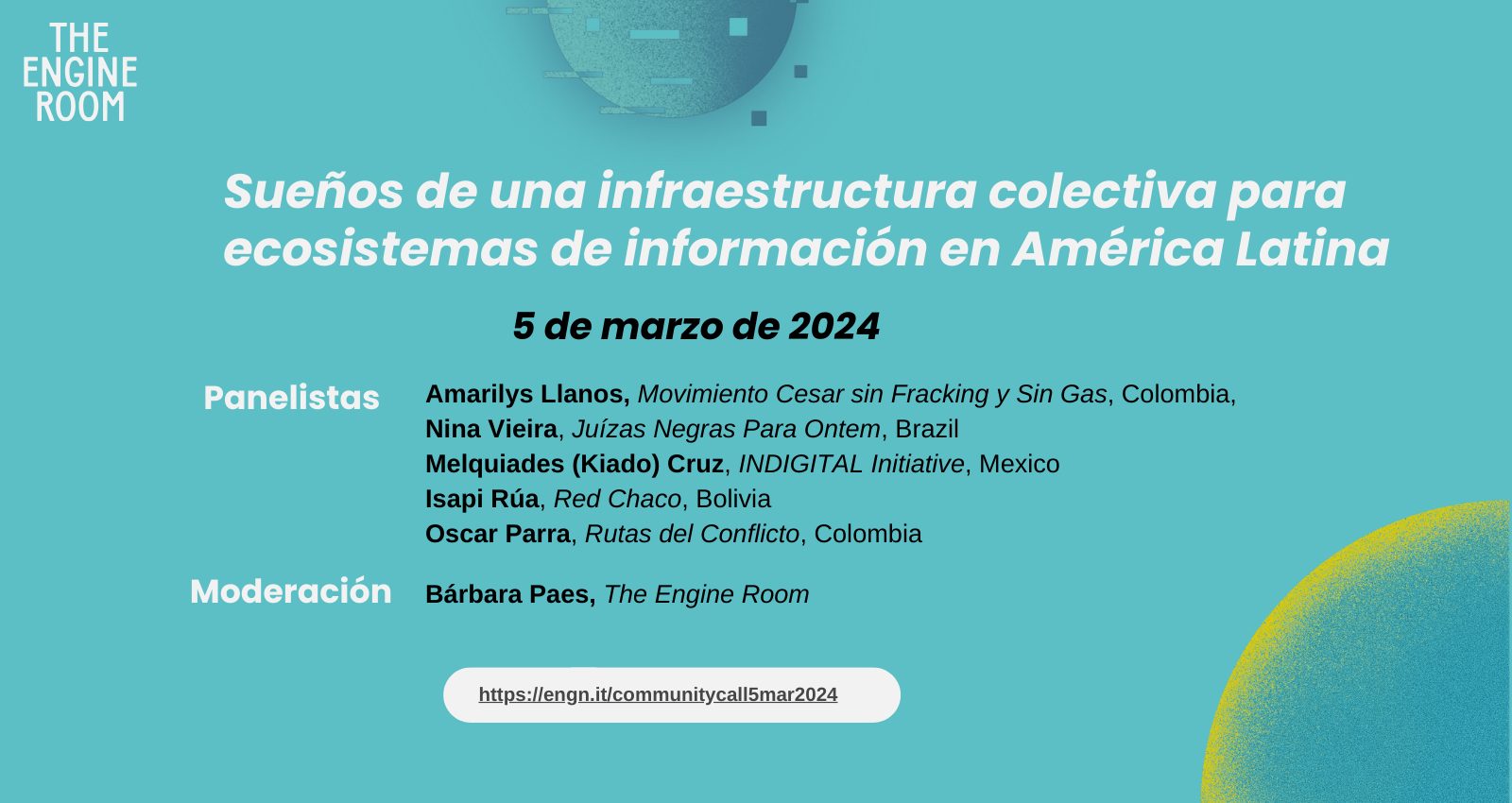 Llamada comunitaria: Sueños de una infraestructura colectiva para ecosistemas de información en América Latina 